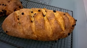 citrus and currant bread