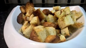 crunchy croutons